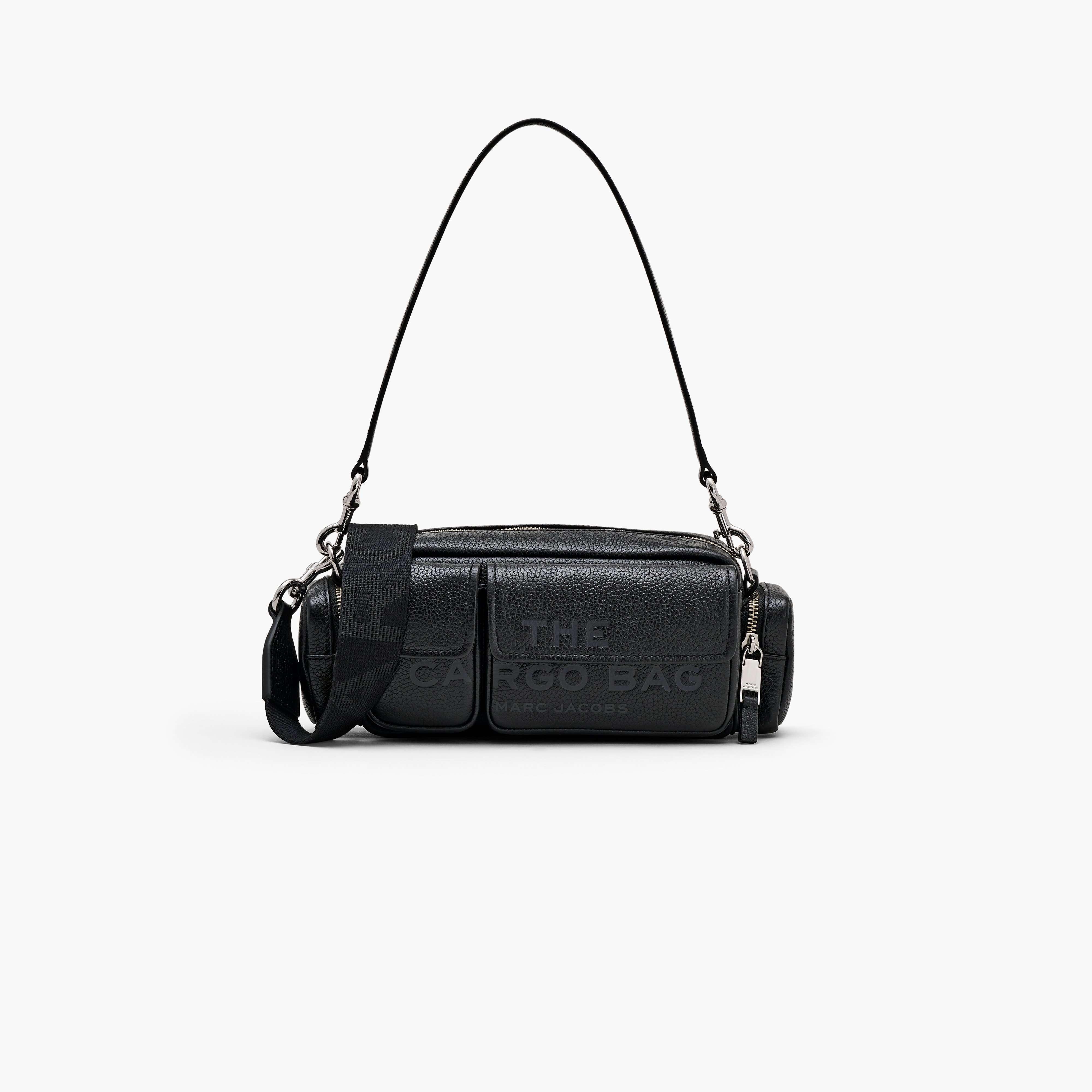 The Leather Cargo Bag in Black